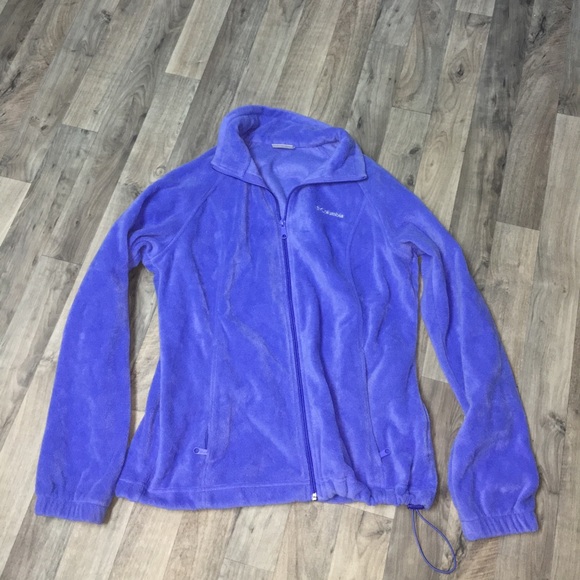 Columbia Tops - Light Purple Columbia Fleece Jacket
